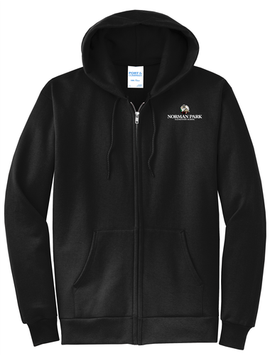 Norman Park Adult Core Fleece Full-Zip Hooded Sweatshirt  image thumbnail