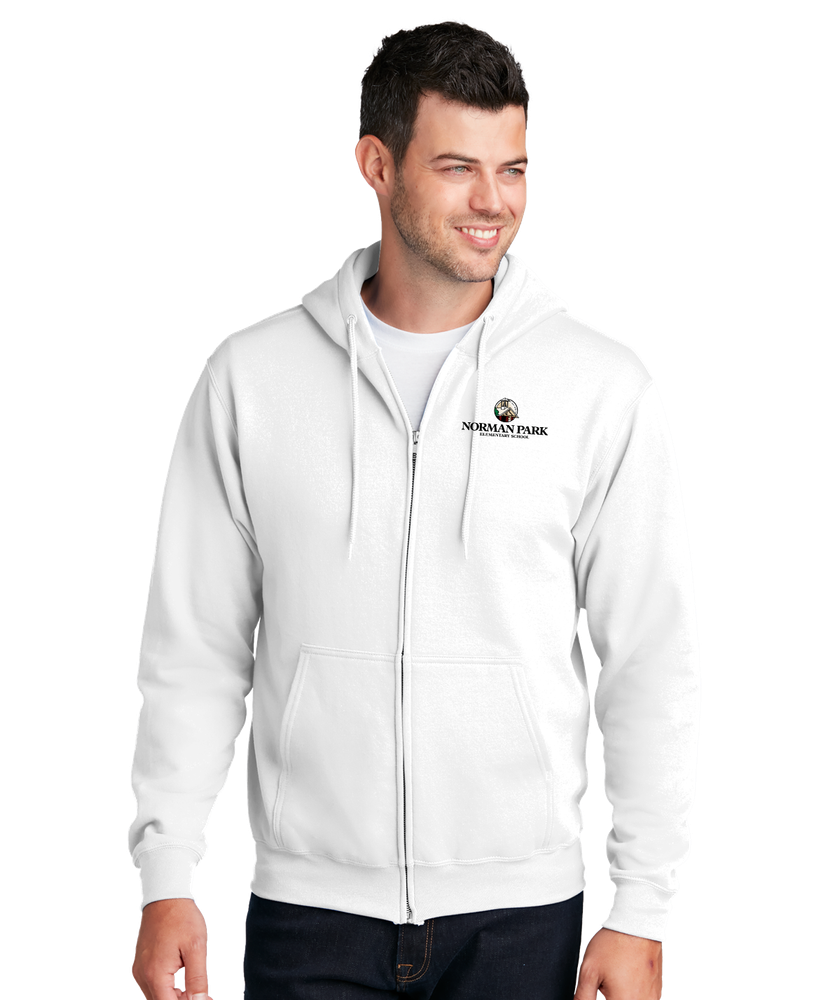Norman Park Adult Core Fleece Full-Zip Hooded Sweatshirt  primary image