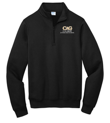 Image of CA Gray Adult Core Fleece 1/4-Zip Pullover Sweatshirt