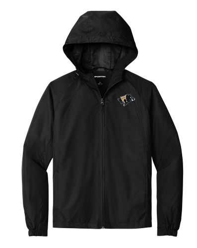 CA Gray Men's Hooded Raglan Jacket  image thumbnail