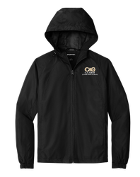 Image of CA Gray Men's Hooded Raglan Jacket 