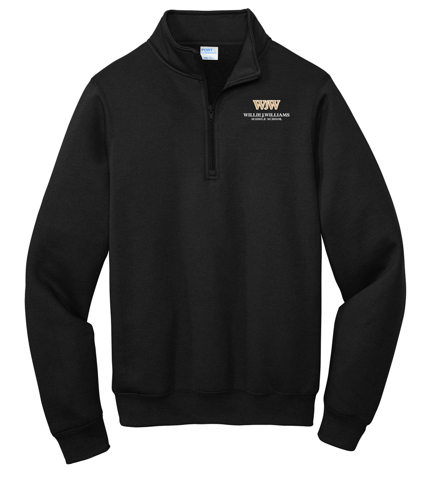 WJ Williams Adult Core Fleece 1/4-Zip Pullover Sweatshirt  primary image