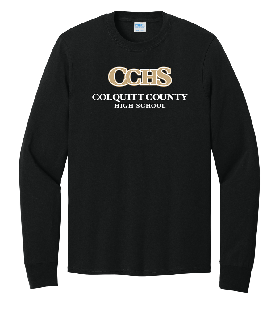 CCHS Adult Long Sleeve Core Cotton Tee primary image