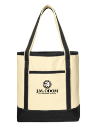 Image of Odom Large Cotton Canvas Boat Tote 