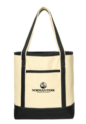 Image of Norman Park Large Cotton Canvas Boat Tote