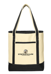 Image of Stringfellow Large Cotton Canvas Boat Tote
