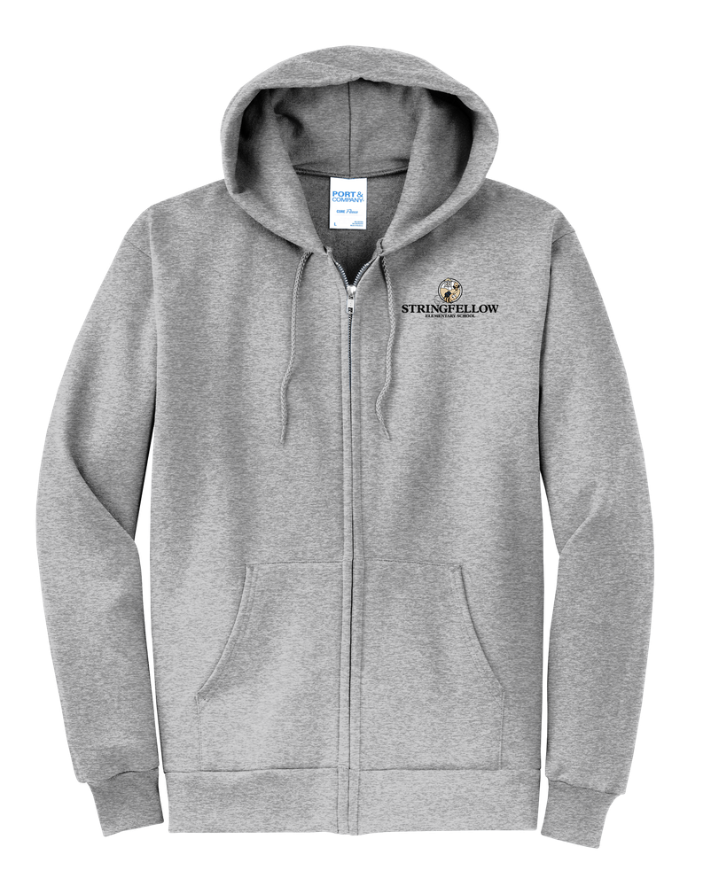 Stringfellow Adult Core Fleece Full-Zip Hooded Sweatshirt primary image