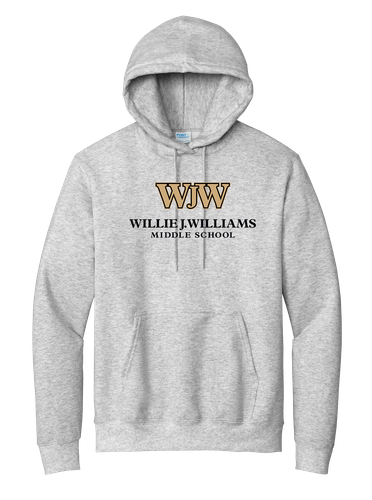 WJ Williams Adult Essential Fleece Pullover Hooded Sweatshirt image thumbnail