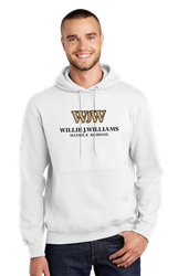 Image of WJ Williams Adult Essential Fleece Pullover Hooded Sweatshirt