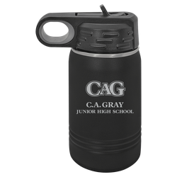 Image of CA Gray 12oz Water Bottle