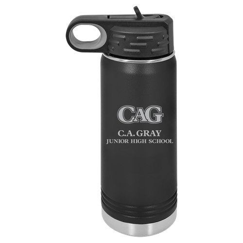 CA Gray 32oz Water Bottle image thumbnail