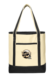 Image of Vereen Large Cotton Canvas Boat Tote