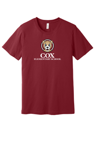 Cox Adult BELLA+CANVAS Jersey Short Sleeve Tee image thumbnail