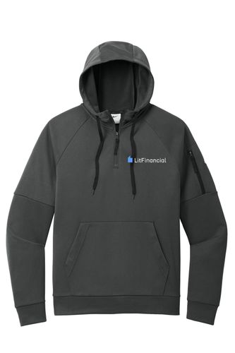 Nike Therma-FIT Pocket 1/4-Zip Fleece Hoodie image thumbnail