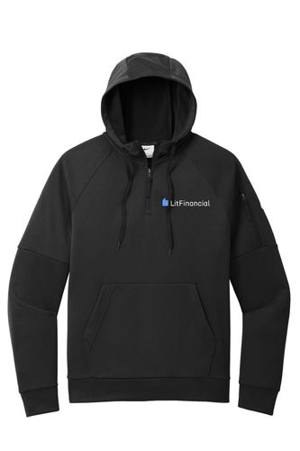 Nike Therma-FIT Pocket 1/4-Zip Fleece Hoodie image thumbnail