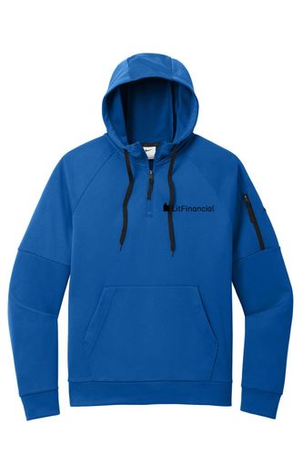 Nike Therma-FIT Pocket 1/4-Zip Fleece Hoodie image thumbnail