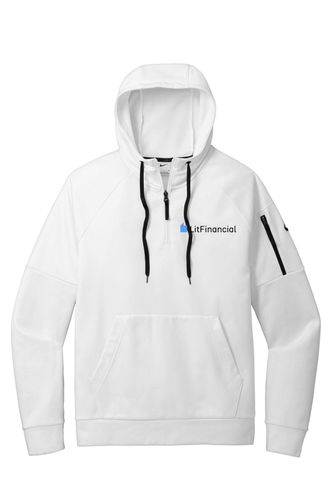 Nike Therma-FIT Pocket 1/4-Zip Fleece Hoodie image thumbnail