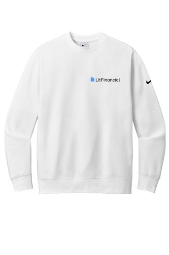 Nike Club Fleece Sleeve Swoosh Crew image thumbnail