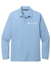 Image of TravisMathew Oceanside Heather Long Sleeve Polo