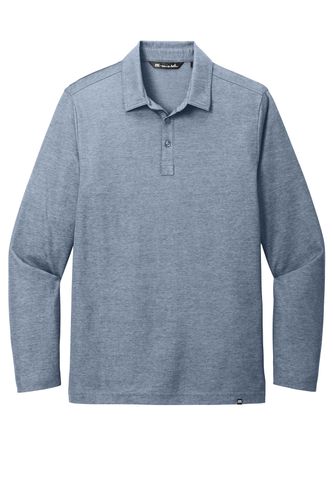 TravisMathew Oceanside Heather Long Sleeve Polo image thumbnail