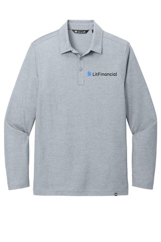 TravisMathew Oceanside Heather Long Sleeve Polo image thumbnail