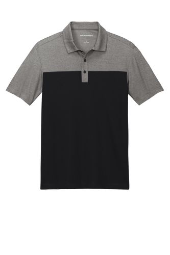 Port Authority Fine Pique Blend Blocked Polo image thumbnail