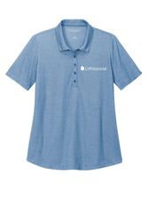 Image of Port Authority Ladies Fine Pique Blend Polo