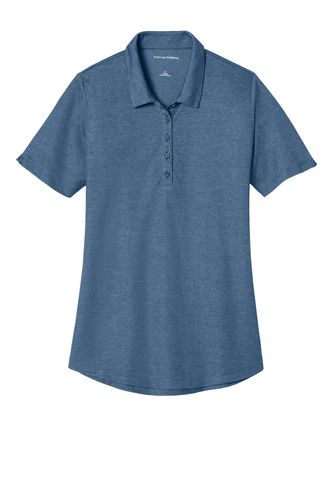 Port Authority Ladies Fine Pique Blend Polo image thumbnail