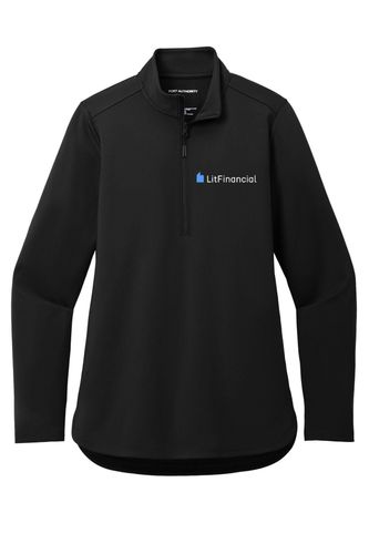 Port Authority Ladies C-FREE Double Knit 1/4-Zip image thumbnail