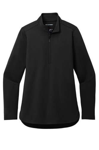Port Authority Ladies C-FREE Double Knit 1/4-Zip image thumbnail