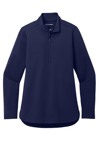 Port Authority Ladies C-FREE Double Knit 1/4-Zip image thumbnail