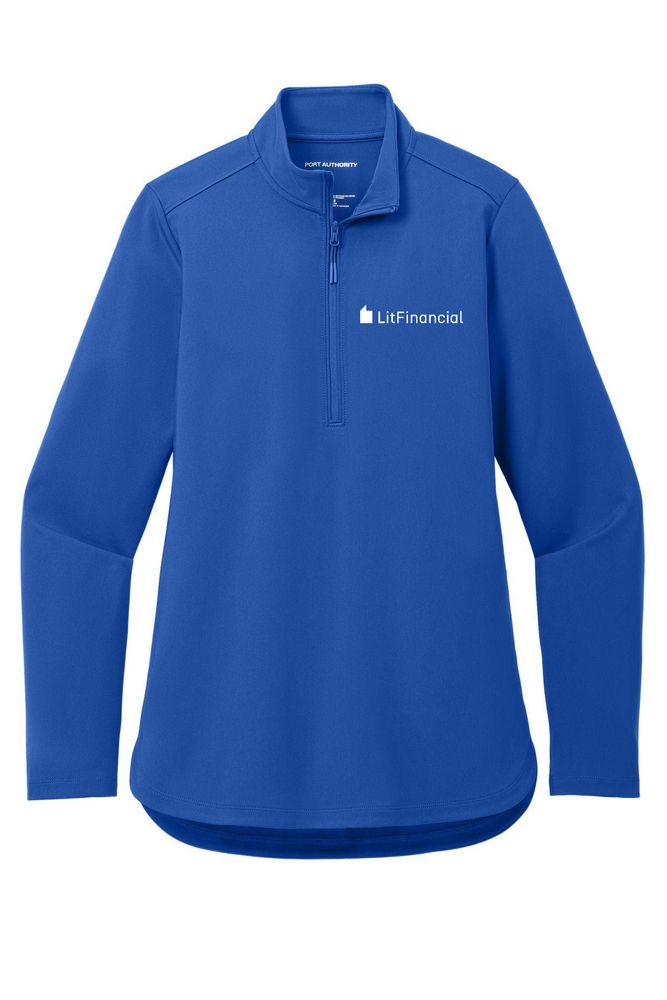 Port Authority Ladies C-FREE Double Knit 1/4-Zip primary image