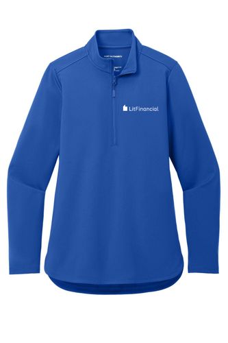 Port Authority Ladies C-FREE Double Knit 1/4-Zip image thumbnail