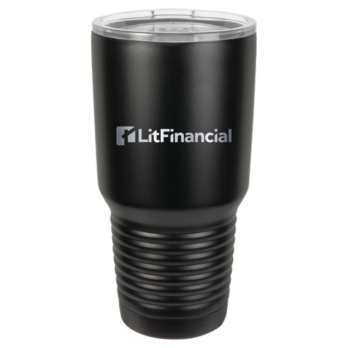 Polar Camel 30 oz. Vacuum Insulated Ringneck Tumbler with Clear Lid image thumbnail
