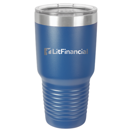 Polar Camel 30 oz. Vacuum Insulated Ringneck Tumbler with Clear Lid image thumbnail
