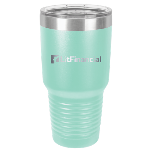 Polar Camel 30 oz. Vacuum Insulated Ringneck Tumbler with Clear Lid image thumbnail