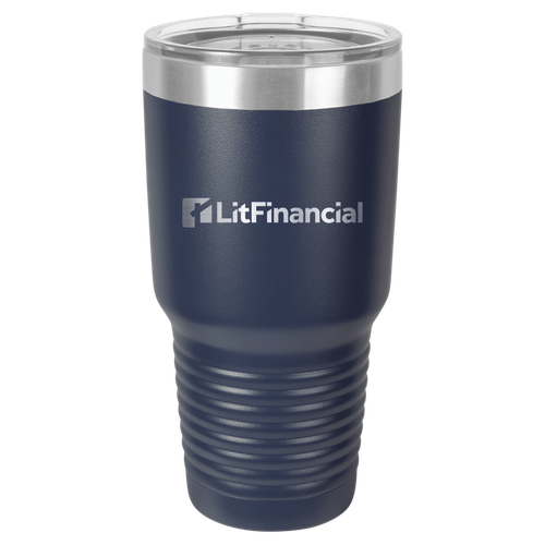 Polar Camel 30 oz. Vacuum Insulated Ringneck Tumbler with Clear Lid image thumbnail