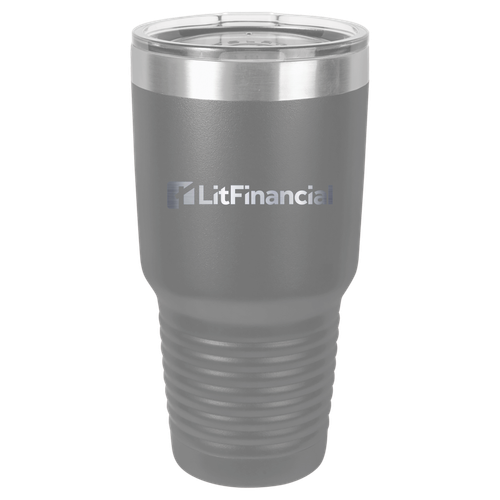 Polar Camel 30 oz. Vacuum Insulated Ringneck Tumbler with Clear Lid image thumbnail
