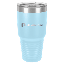 Image of Polar Camel 30 oz. Vacuum Insulated Ringneck Tumbler with Clear Lid