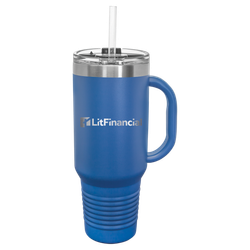 Image of Polar Camel 40 oz. Travel Mug with Handle, Straw Included