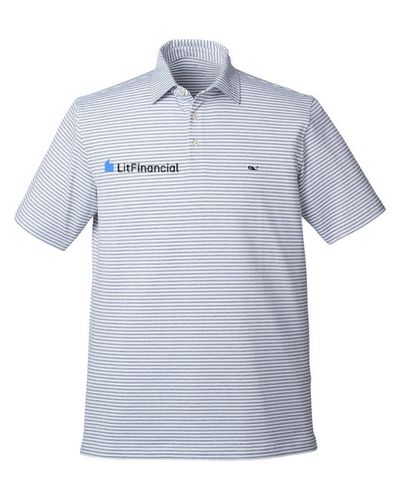 vineyard vines Men's Heathered Winstead Sankaty Polo  image thumbnail