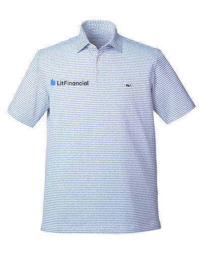 vineyard vines Men's Heathered Winstead Sankaty Polo  image thumbnail