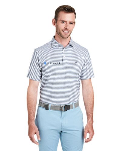 vineyard vines Men's Heathered Winstead Sankaty Polo  image thumbnail