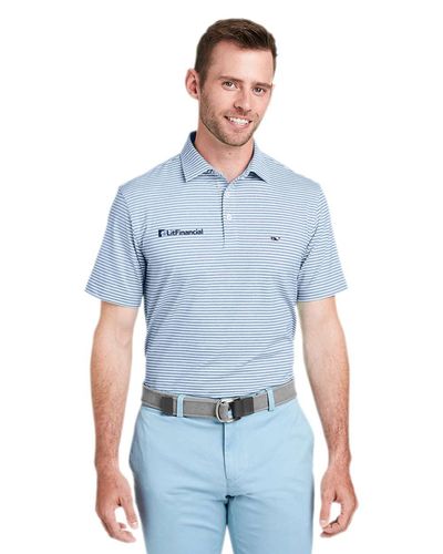 vineyard vines Men's Heathered Winstead Sankaty Polo  image thumbnail