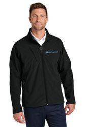 Image of Port Authority Tall Textured Soft Shell Jacket