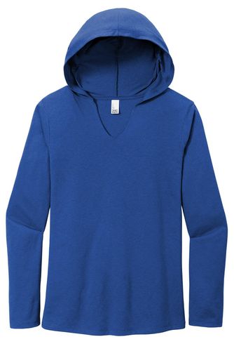 District Women's Perfect Tri Long Sleeve Hoodie image thumbnail