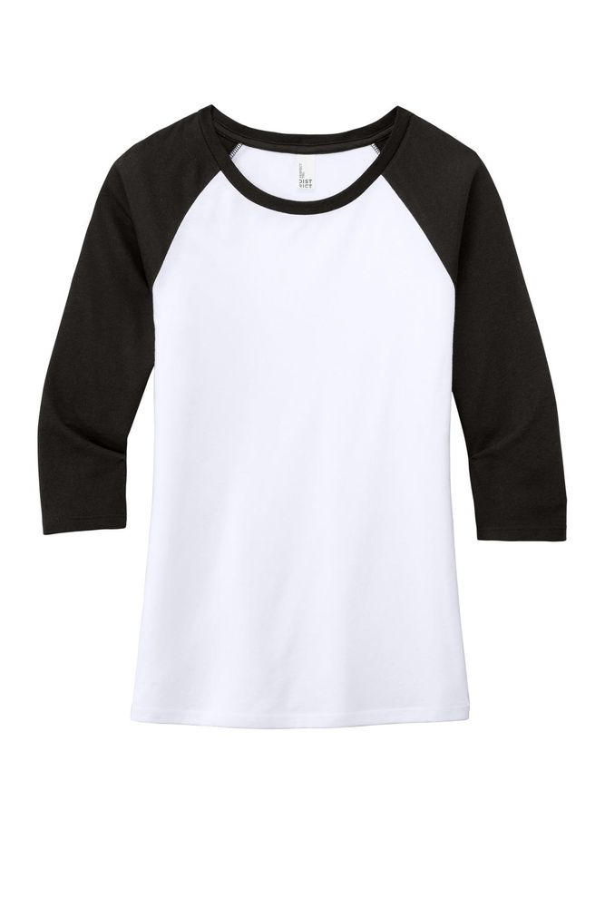 District Women's Perfect Tri 3/4-Sleeve Raglan primary image