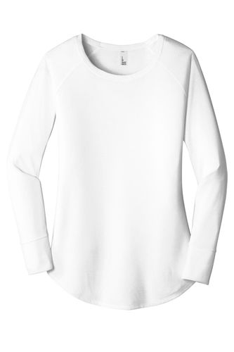 District Women's Perfect Tri Long Sleeve Tunic Tee image thumbnail