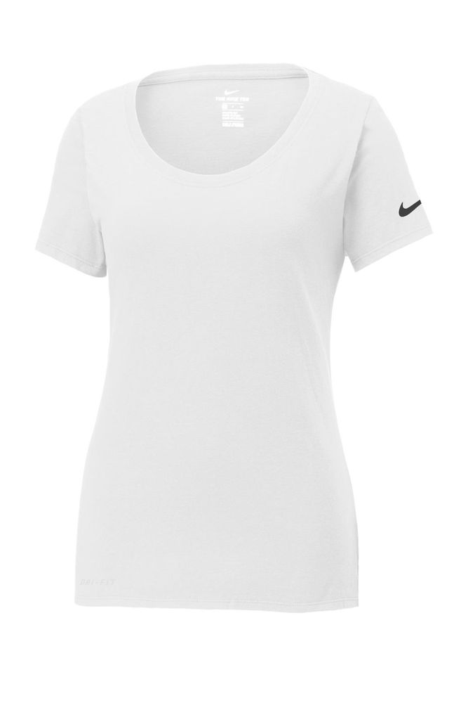 Nike Ladies Dri-FIT Cotton/Poly Scoop Neck Tee primary image
