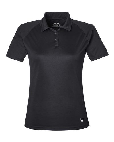 HUK Women’s LoPro Solid Performance Polo image thumbnail HUK Women’s LoPro Solid Performance Polo image thumbnail